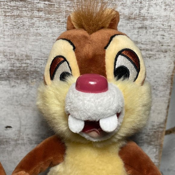 Lot of 2 Disney World Chip And Dale Plush Toy Stuffed Animal Beanie Chip… - Picture 7 of 11
